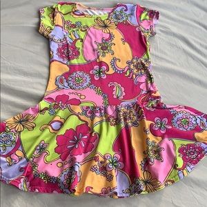 Tiki boutique fit and flare dress